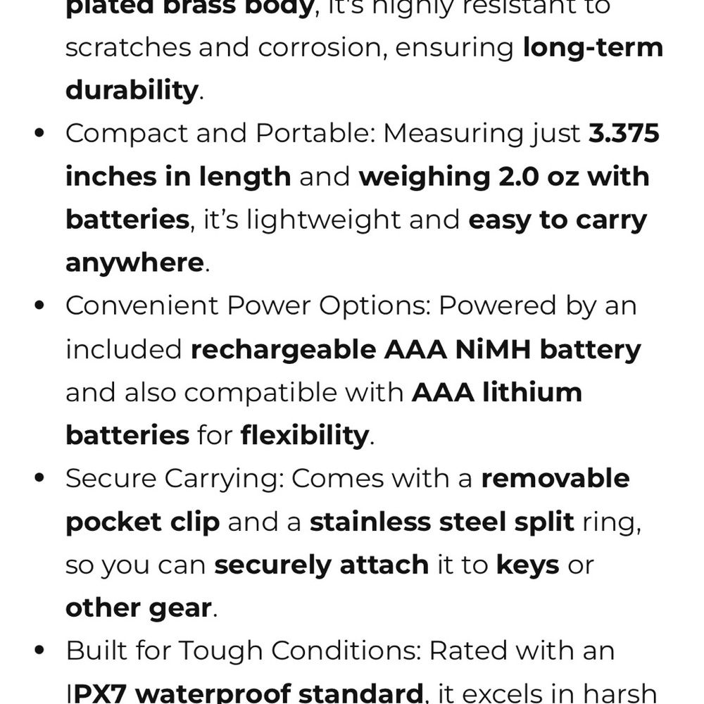 Titan Plus LED Flashlight - Titanium - Picture 10 of 10